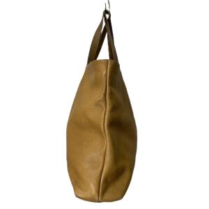 LOEWE ヴィンテージ アナグラム トートバッグ ハンドバッグ レザー ブラウン GY06 AA