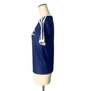 adidas トレフォイル カットソー Tシャツ 半袖 S ネイビー