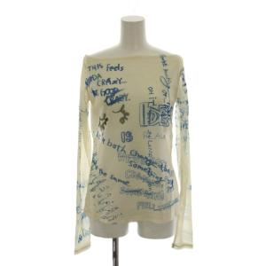 25SS カットソー メッシュ 白 ホワイト シアー GY69