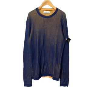 bicolour cotton sweater バイカラーコットンセーター