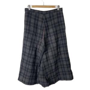Y's W/ CHECK RED STITCH GUSSET PANTS ガセットパンツ チェック ウール 変形デザイン