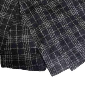 Y's W/ CHECK RED STITCH GUSSET PANTS ガセットパンツ チェック ウール 変形デザイン
