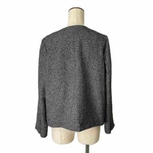 BEAUTY&YOUTH UNITED ARROWS セットアップ セレモニー ツイードノーカラージャケット ワイドパンツ XS S ブラック