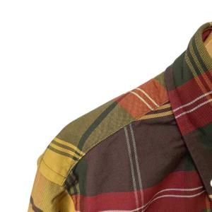 BLACK FLEECE BY Brooks Brothers チェックシャツ ボタンダウン 米国製 長袖 イエロー