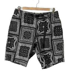 WEATHER NN-SHORTS バンダナ柄 ハーフパンツ ショーツ L ブラック GMP-21S019