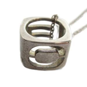 ラブキューブ ネックレス アクセサリー Silver925 ロゴ シルバー色 GY11 /MQ OH
