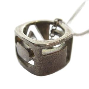 TIFFANY&Co. ラブキューブ ネックレス アクセサリー Silver925 ロゴ シルバー色 GY11 /MQ OH