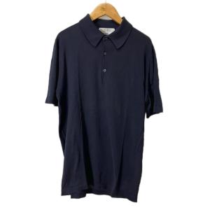 シーアイランドコットン ポロシャツ 半袖 M ネイビー IB0101