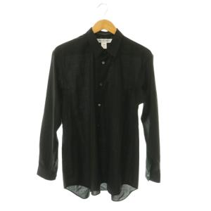 24AW FOREVER WIDE CLASSIC SHIRT ウール M ブラック FZ-B301