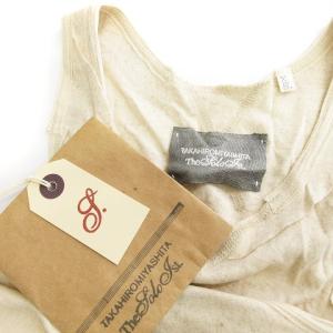 TAKAHIROMIYASHITATheSoloIst. タグ付き タンクトップ ロング ノースリーブ カットソー ナチュラル 生成り系 XS