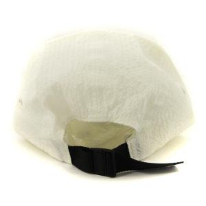 Supreme Camp Cap シアサッカー 6パネル ボックスロゴ 帽子 ホワイト系