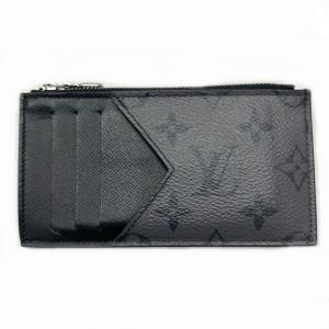 LOUIS VUITTON M69533 モノグラムエクリプス リバース コインカードホルダー 財布 ブラック グレー