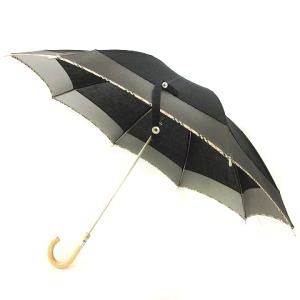 BURBERRY 晴雨兼用 長傘 雨傘 日傘 ノバチェック 黒 58cm