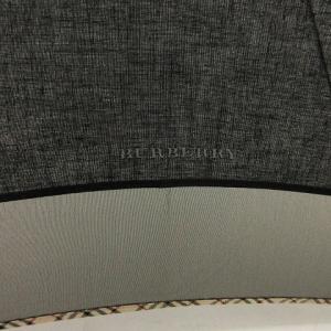 BURBERRY 晴雨兼用 長傘 雨傘 日傘 ノバチェック 黒 58cm