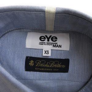 eYe JUNYA WATANABE MAN WO-B905-100 15SS ブルックスブラザーズ タグ付き シャツ 長袖 XS サックスブルー