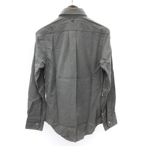 BLACK FLEECE BY Brooks Brothers タグ付き 細コール シャツ ボタンダウン 長袖 グレー BB00