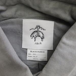BLACK FLEECE BY Brooks Brothers タグ付き 細コール シャツ ボタンダウン 長袖 グレー BB00