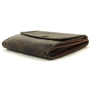 LOUIS VUITTON M61652 モノグラム ポルトモネ ビエ カルト クレディ 三つ折り 財布 ダブルホック 茶 ブラウン系