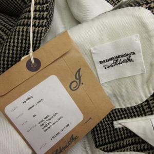TAKAHIROMIYASHITATheSoloIst. タグ付き テーラードジャケット ブレザー sport jacket sg.0007g グレンチェック