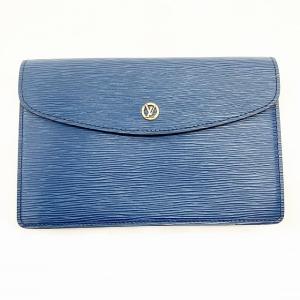 エピ モンテーニュ23 クラッチバッグ セカンド M52655 青 トレドブルー AA