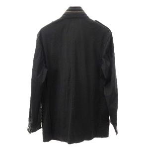 BURBERRY BLACK LABEL 国内正規 フィールドジャケット ミリタリー ブルゾン コットン BMP78-110-09 黒 ブラック M