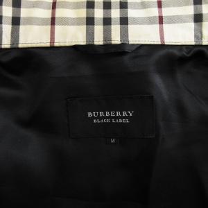 BURBERRY BLACK LABEL 国内正規 フィールドジャケット ミリタリー ブルゾン コットン BMP78-110-09 黒 ブラック M