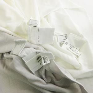 Leilian 3点セット まとめ カットソー Tシャツ 半袖 オフホワイト グレー系 9 M相当