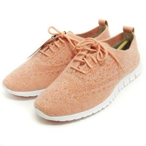 COLE HAAN ゼログランド スティッチライト ウール オックスフォード W13198 スニーカー ピンク US5.5 22.5cm
