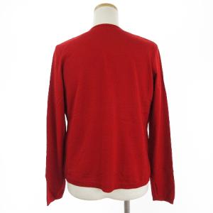 Leilian アンサンブル ニット カーディガン ウール 赤 レッド 9