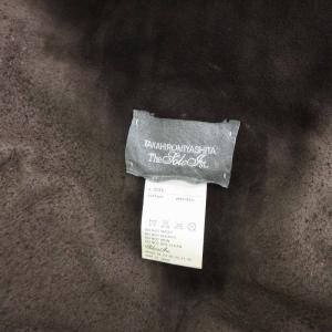 TAKAHIROMIYASHITATheSoloIst. jungle scarf スカーフ ストール 鹿革 s.0253 チョコレート×ベージュ ブラウン系