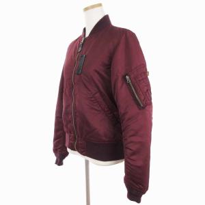 ALPHA INDUSTRIES MA-1 フライトジャケット ブルゾン AAL-1828 ワインレッド系 M