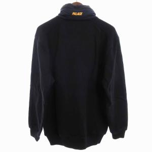 PALACE テクノ ジップ スウェット ジャケット パーカー 黒 ブラック M