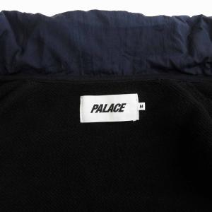 PALACE テクノ ジップ スウェット ジャケット パーカー 黒 ブラック M