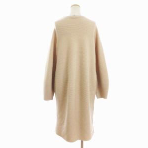 Drawer クルーネック ワンピース ニット コクーンライン ウール カシミヤ混 6526-105-0862 ベージュ 1 M位