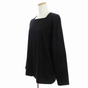 Y's スクエアネック 長袖 Tシャツ カットソー ヨウジヤマモト 黒 ブラック