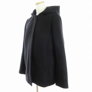 BEAUTY&YOUTH UNITED ARROWS フード＆ノーカラー ショートコート 1625-126-4238 濃紺 ダークネイビー M アウター