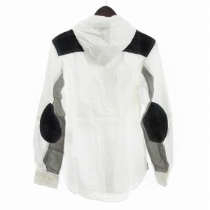 eYe JUNYA WATANABE MAN ブルックスブラザーズ フーデッド シャツ パーカー WO-B904-100 ホワイト XS