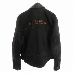 HARLEY DAVIDSON デニム ジャケット Gジャン 97417-04VM 黒 ブラック M