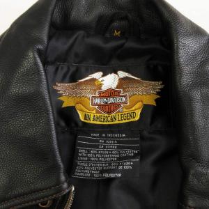 HARLEY DAVIDSON デニム ジャケット Gジャン 97417-04VM 黒 ブラック M