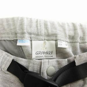 GRAMiCCi COOLMAX ナロー リブパンツ ジョガーパンツ G4SU-P067 ヘザーグレー L