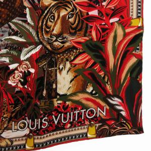 LOUIS VUITTON 21AW カレ オン ザ ゴー スカーフ M76904 レッド系