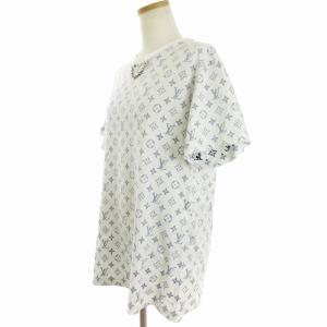 LOUIS VUITTON エスカル プリント クルーネック Tシャツ チェーン モノグラム 白