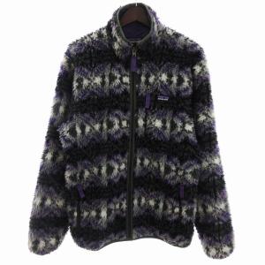 CLASSIC RETRO-X CARDIGAN フリースジャケット 23060FA13 ブルゾン パープル グレー系 M