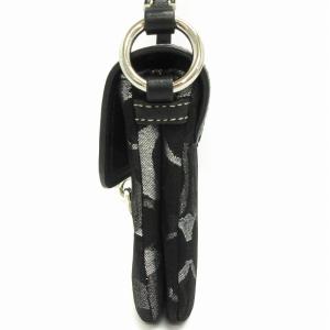 COACH 美品 オプティック シグネチャー ハンドバッグ ミニ シルバー ブラック 黒 GY14