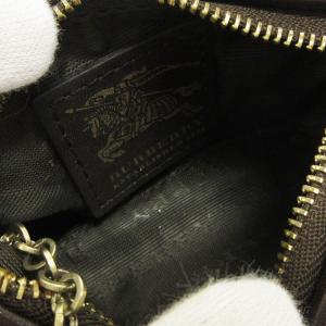 BURBERRY コインケース 小銭入れ カラビナ付き ノバチェック ベージュ ブラウン