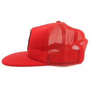 STUSSY スカル メッシュ キャップ スナップバック 帽子 赤 レッド