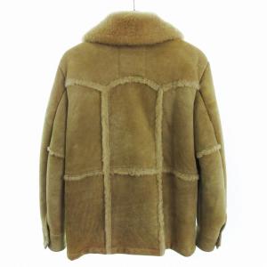 A BATHING APE ムートンジャケット ベージュ系 XS