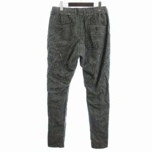 TAKAHIROMIYASHITATheSoloIst. グレンチェック パンツ ウール カットオフ s.0009 グレー系 S