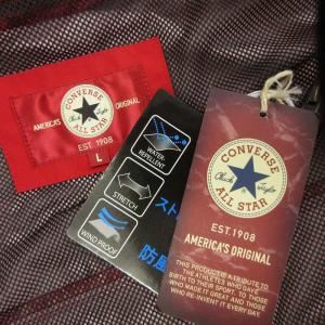 CONVERSE タグ付き パーカー ジャケット フーディー 赤 レッド L ECSS0