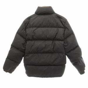 MONCLER ダウンジャケット ブルゾン ミドル丈 スタンドカラー 2 S 黒 ブラック